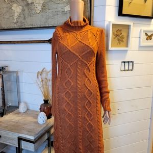 Moda International Cable Knit Bodycon Dress